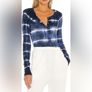 Sundry Indigo Tie-Dye Shirt